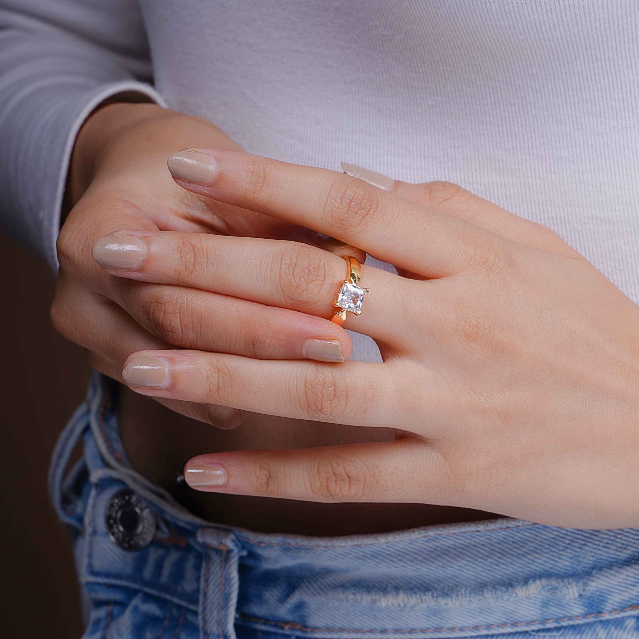 Tashi 18K Gold Plated Ring