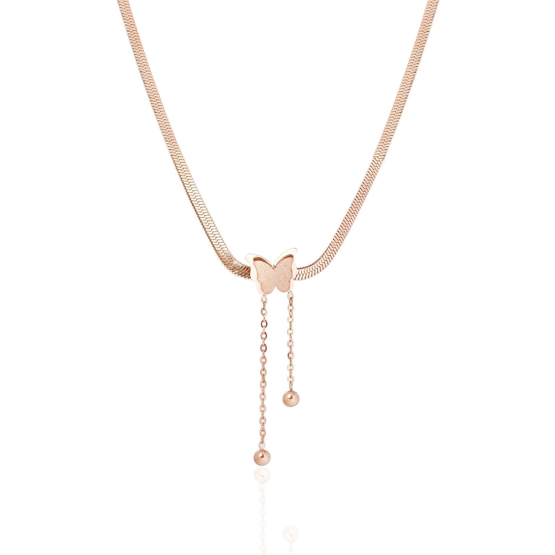 Butterfly Snake Chain Necklace