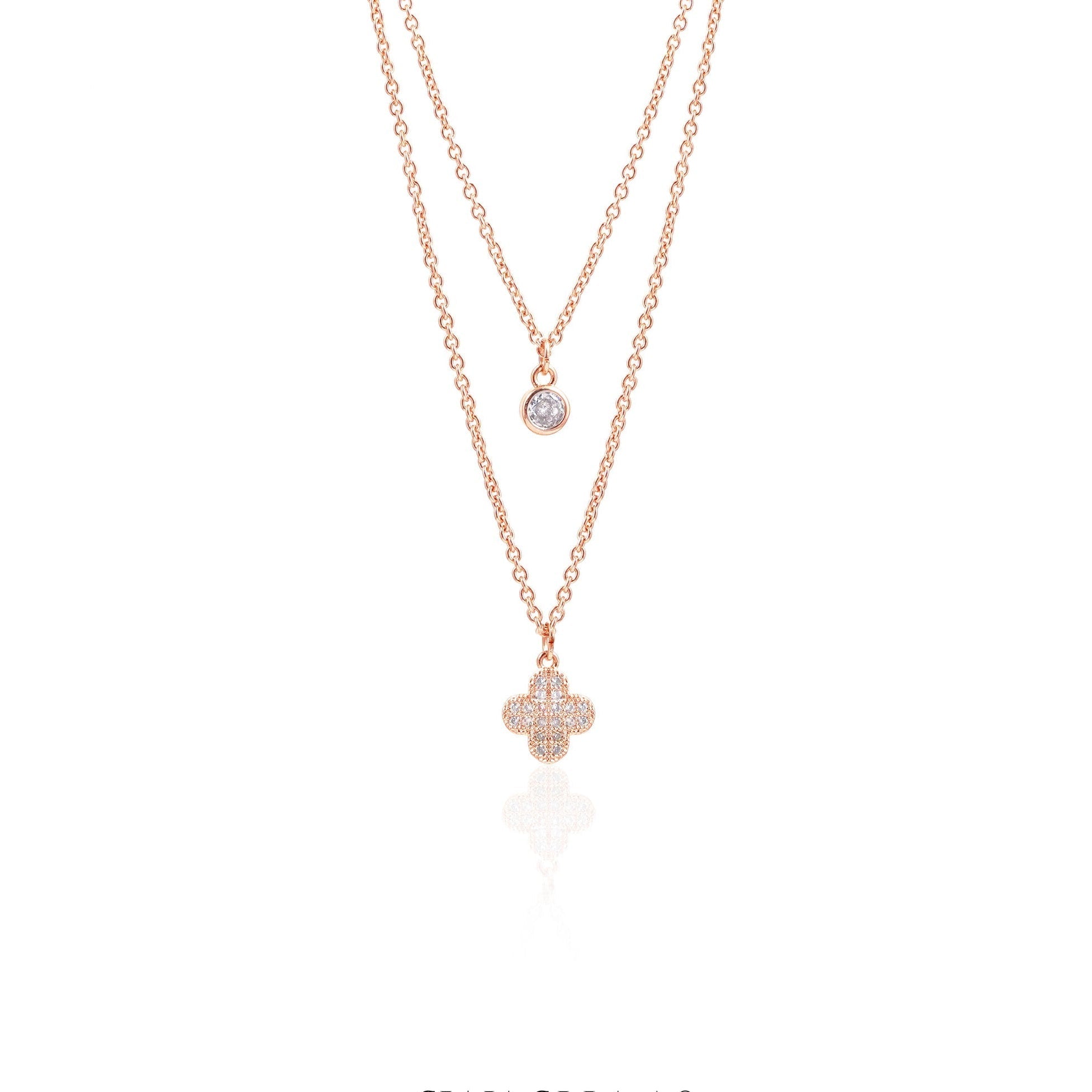 It Girl Rosegold Plated Necklace