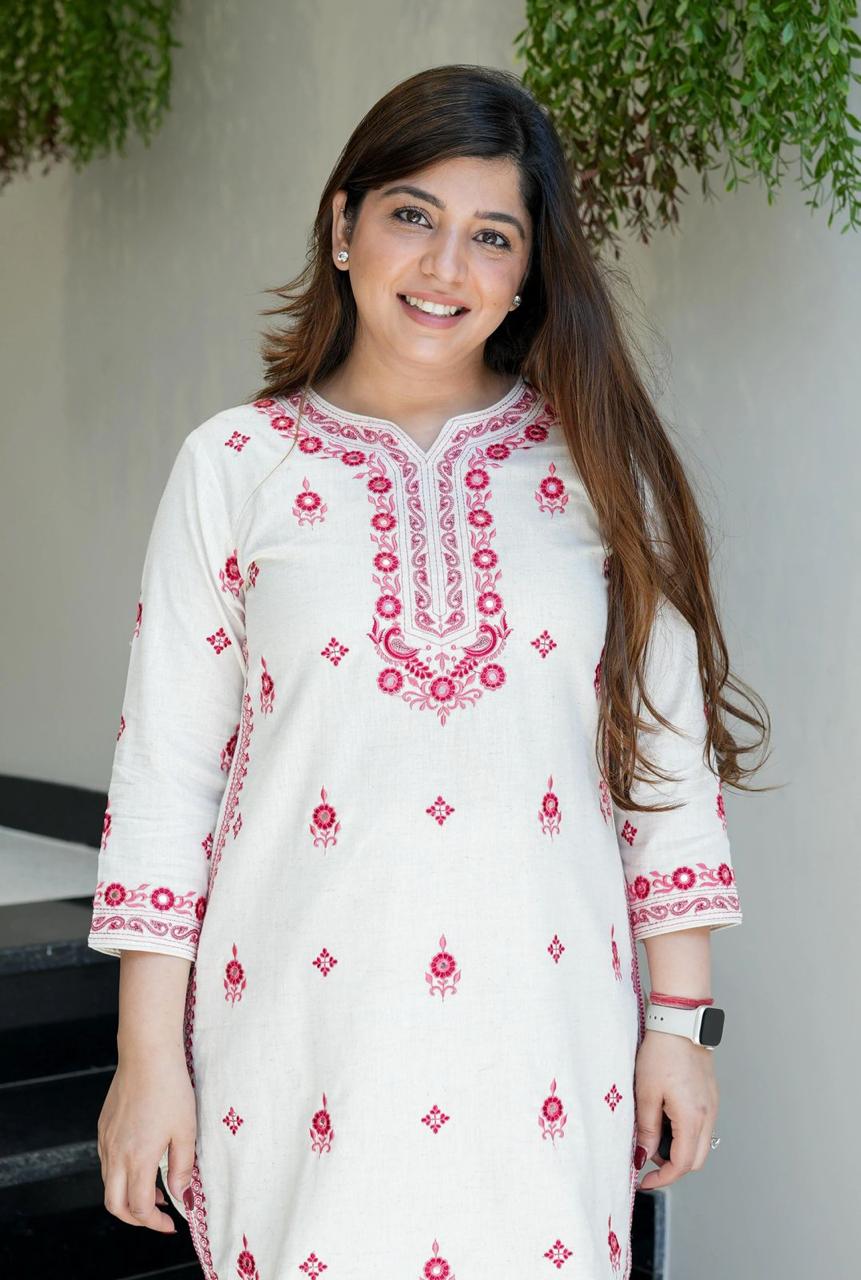 gathering Flattering Pure cotton hand embroidery(WACD125