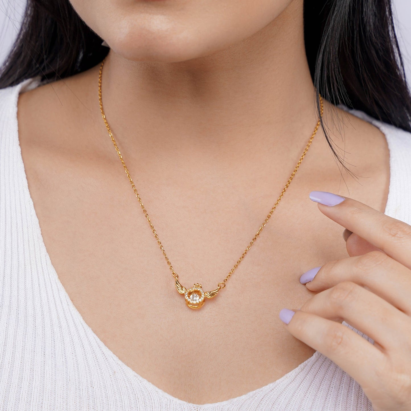 Angel Ring Necklace
