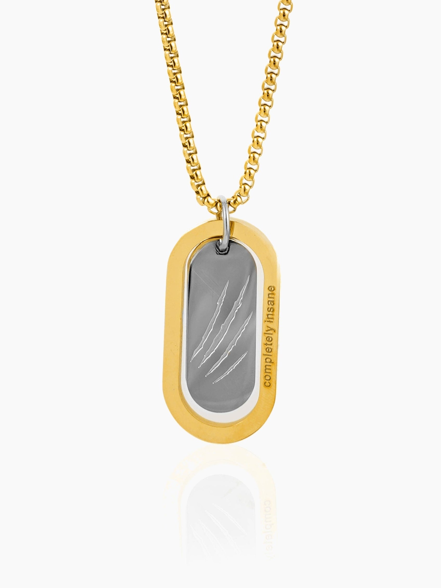 Matej 18K Gold Plated Men's Chain Pendant