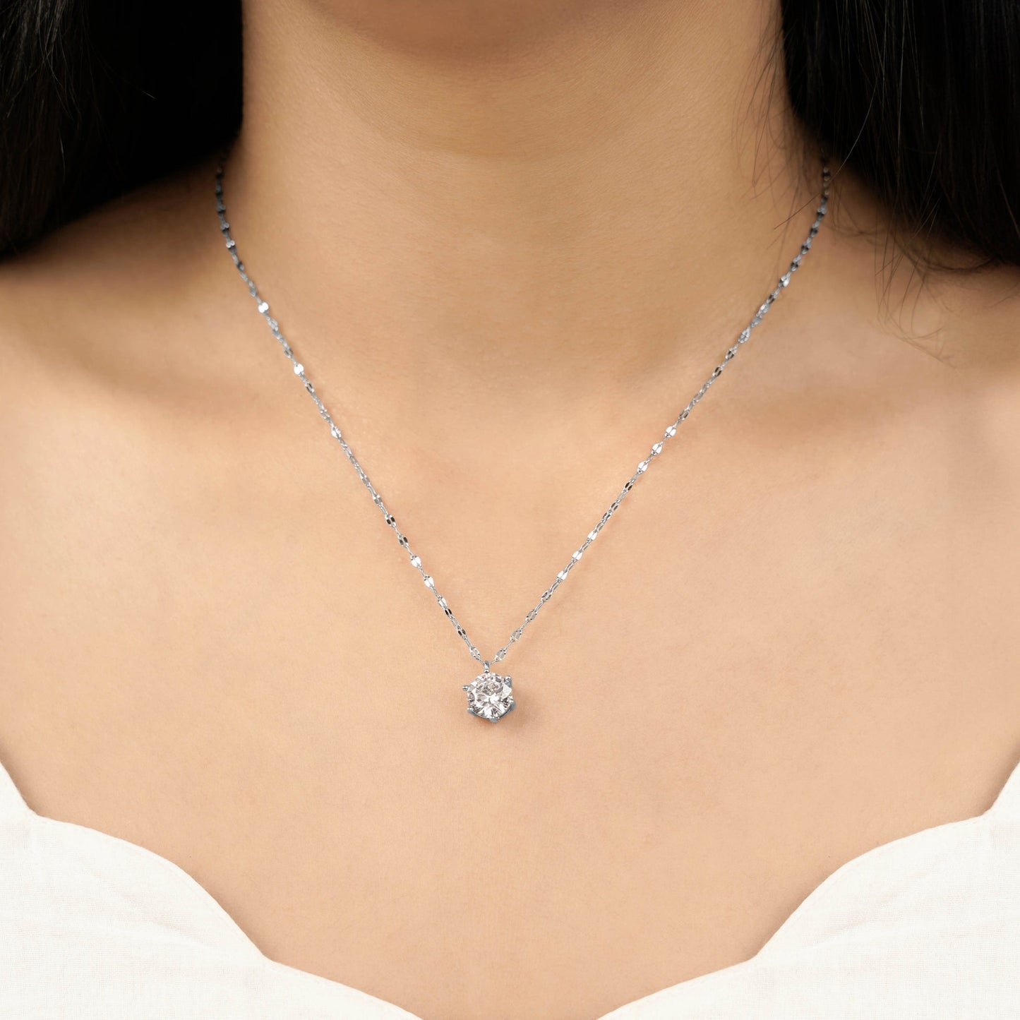 Perennial Solitaire Necklace