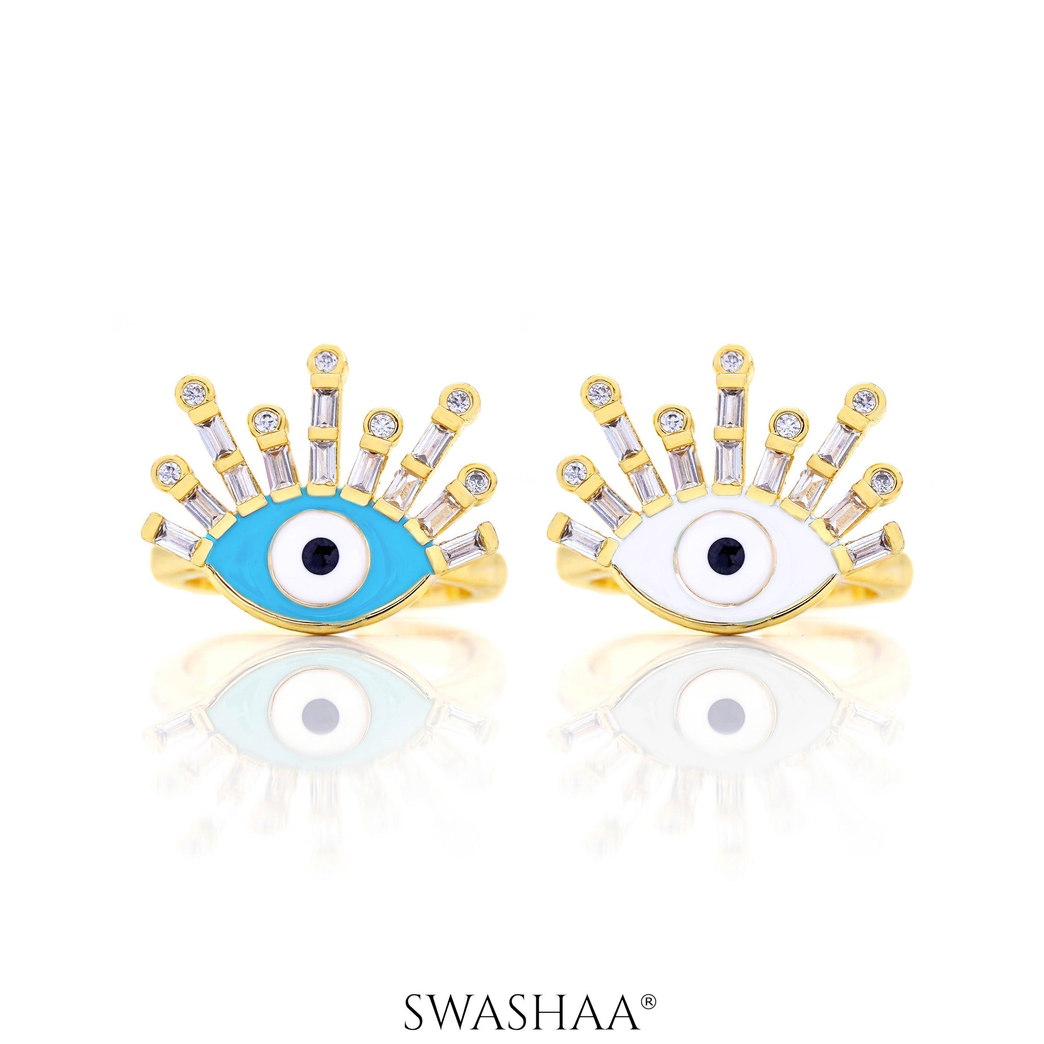 Bruce Eye 18K Gold Plated Ring