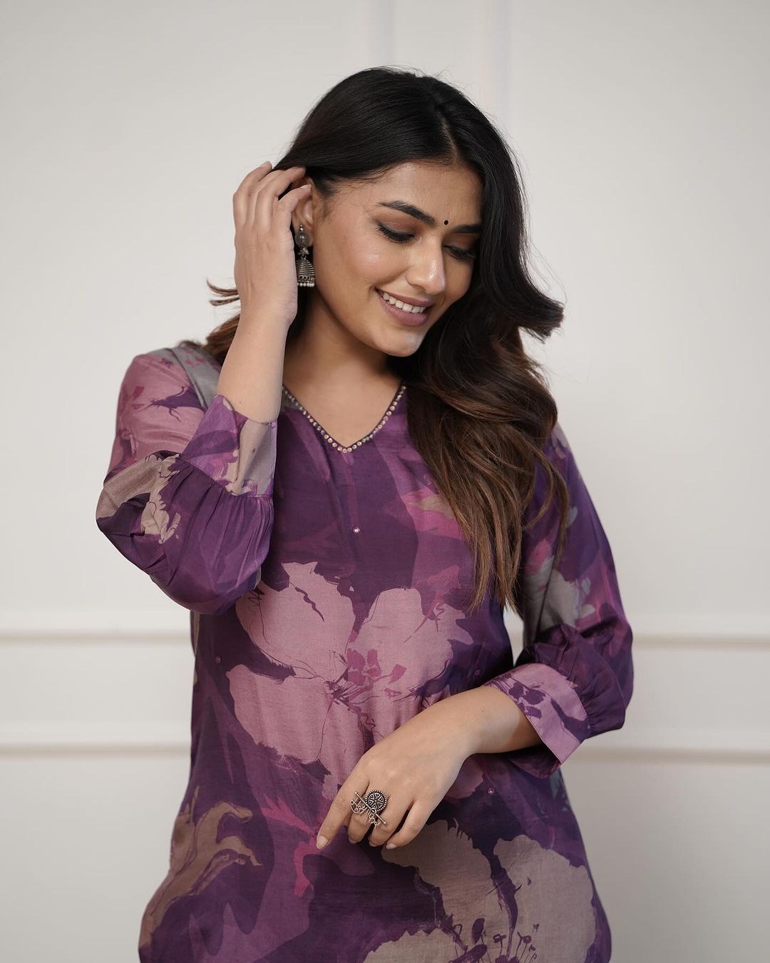 Enjoy New Floral Kurta Pant set with amazing lace Work ❤️ (WACD04)