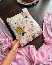 Premium Embroidery Kora Cotton Suit