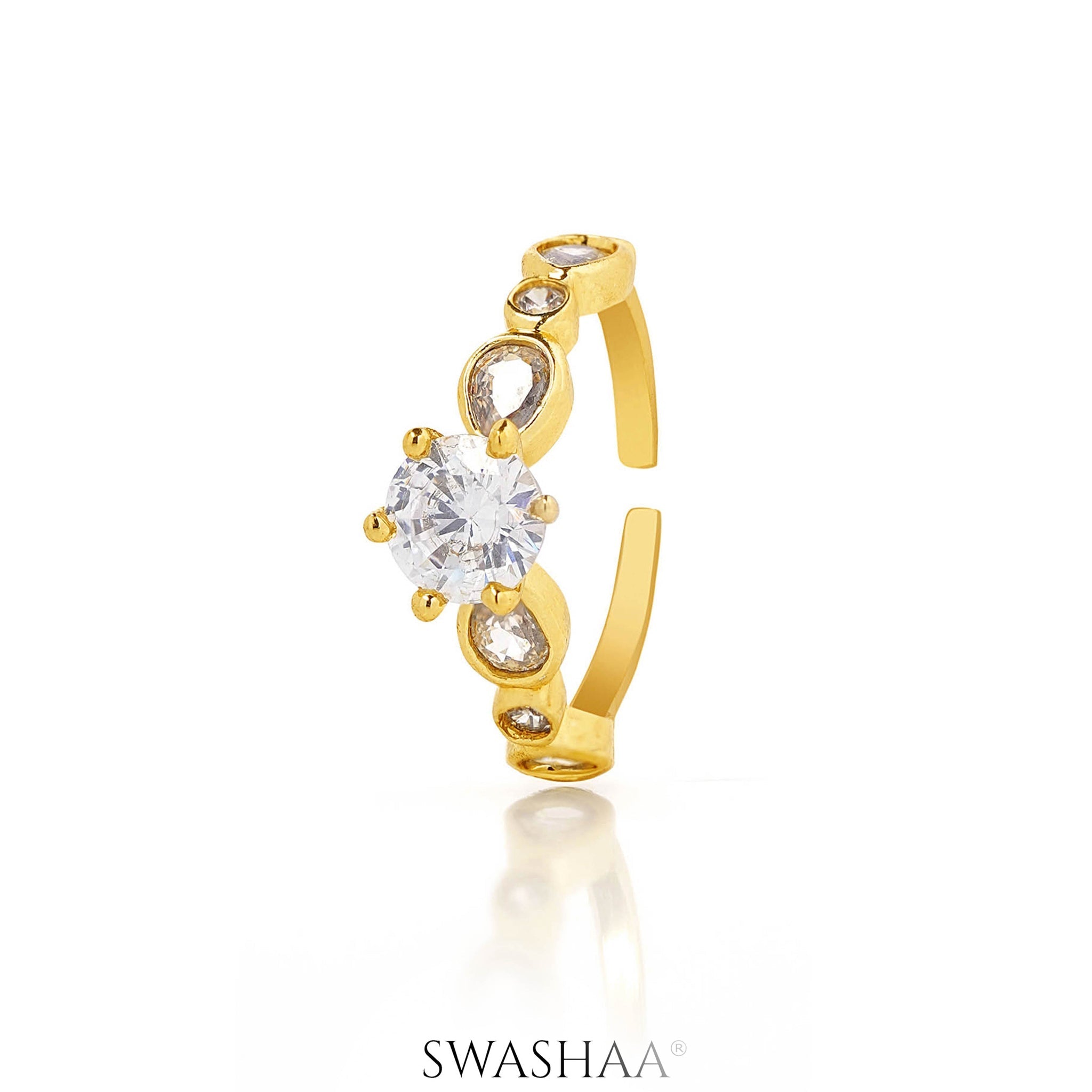 Saira 18K Gold Plated Ring