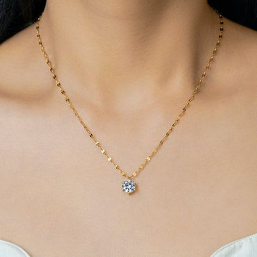 Perennial Solitaire Necklace