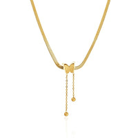 Butterfly Snake Chain Necklace