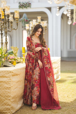 Salisha Premium Quality Maxi Anarkali Suit Set