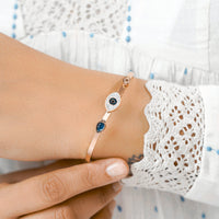 Bailee Evil Eye Rosegold Plated Bracelet