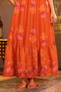 Orange Kamal Dress