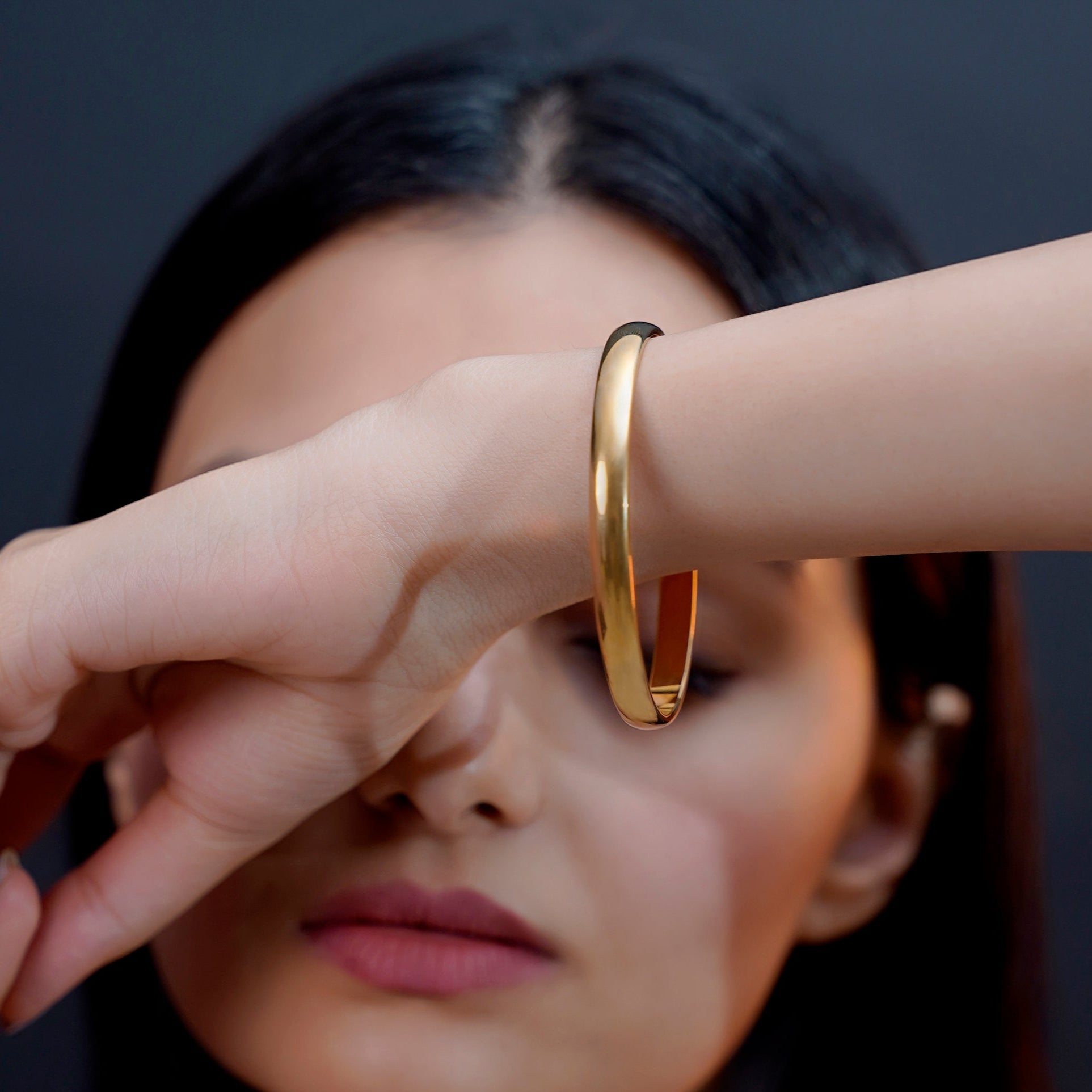 Emiral 18K Gold Plated Bangle Bracelet