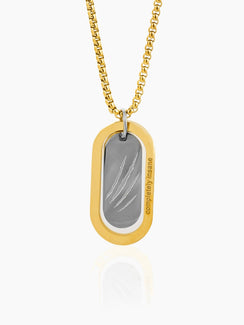 Matej 18K Gold Plated Men's Chain Pendant