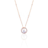 Gemma Rosegold Plated Necklace
