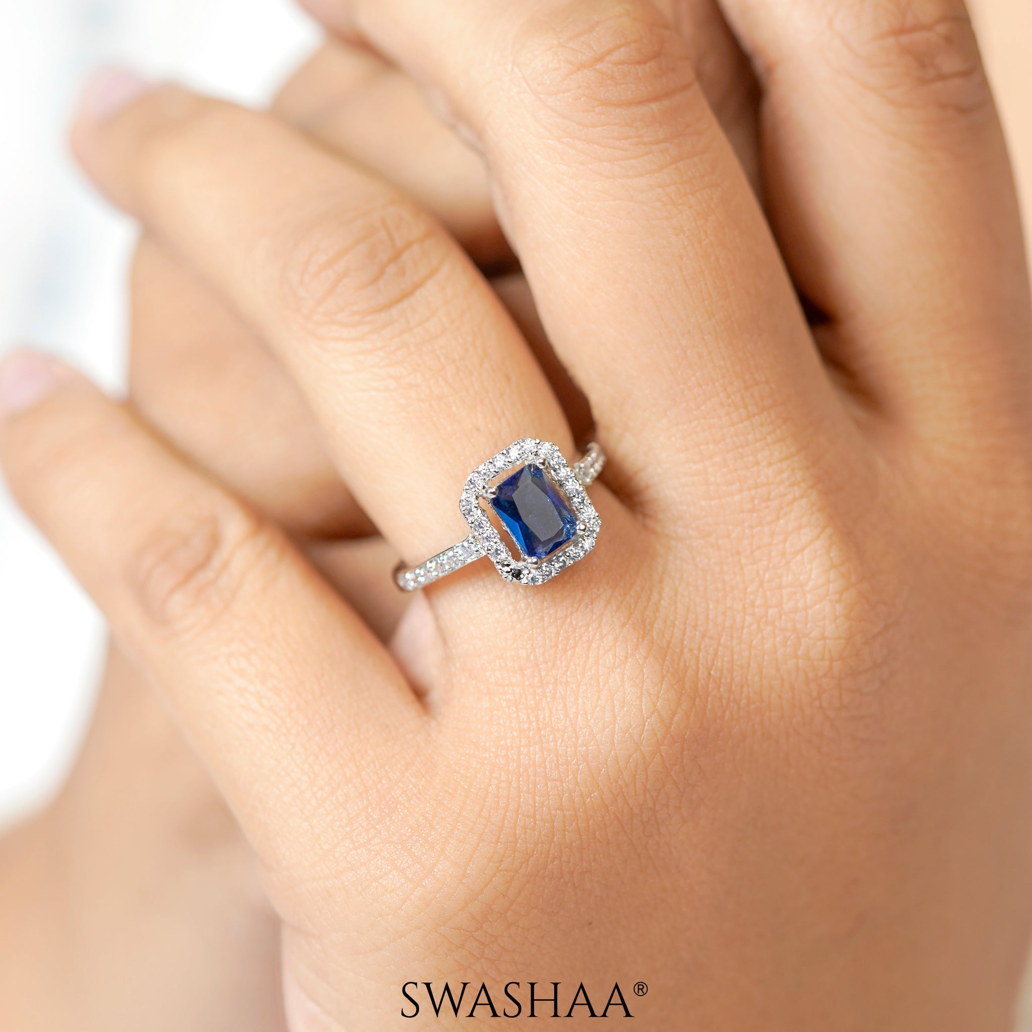 Sapphire Sky Ring