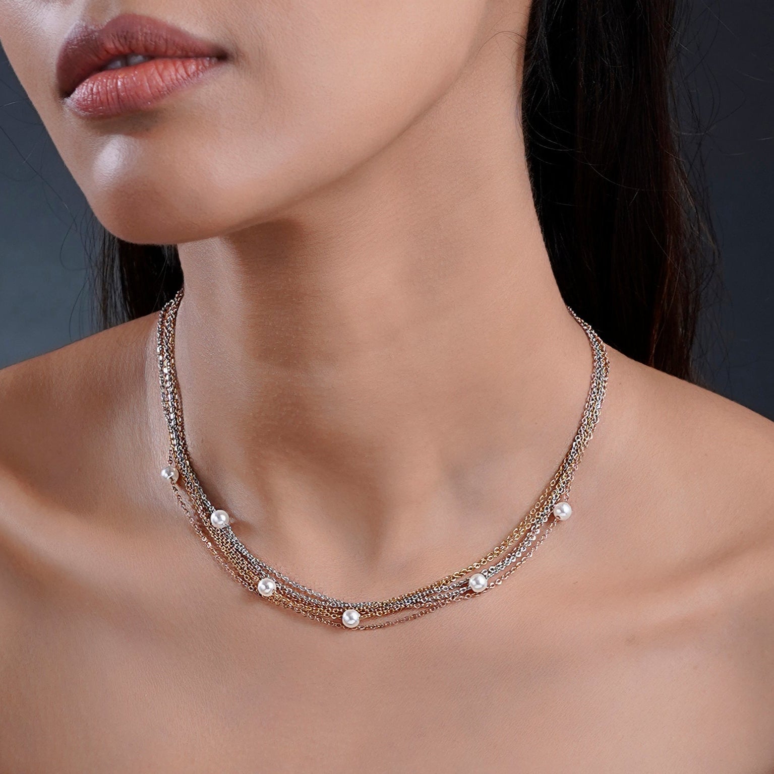 Arohi Pearl Chain Necklace