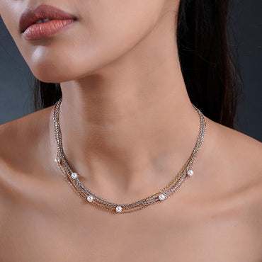 Arohi Pearl Chain Necklace