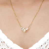 Just Got Hitched Rosegold Plated Necklace